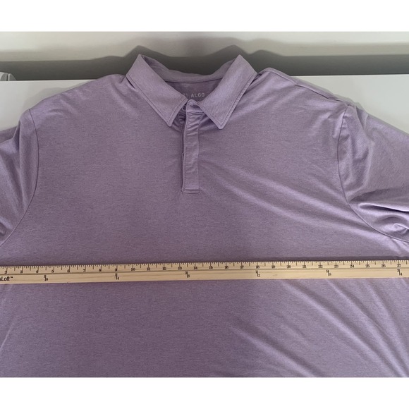 01.ALGO Performance Men's 3XL Polo Shirt Anti Odor Wicking UV SPF 40 Quick Dry - Picture 6 of 8